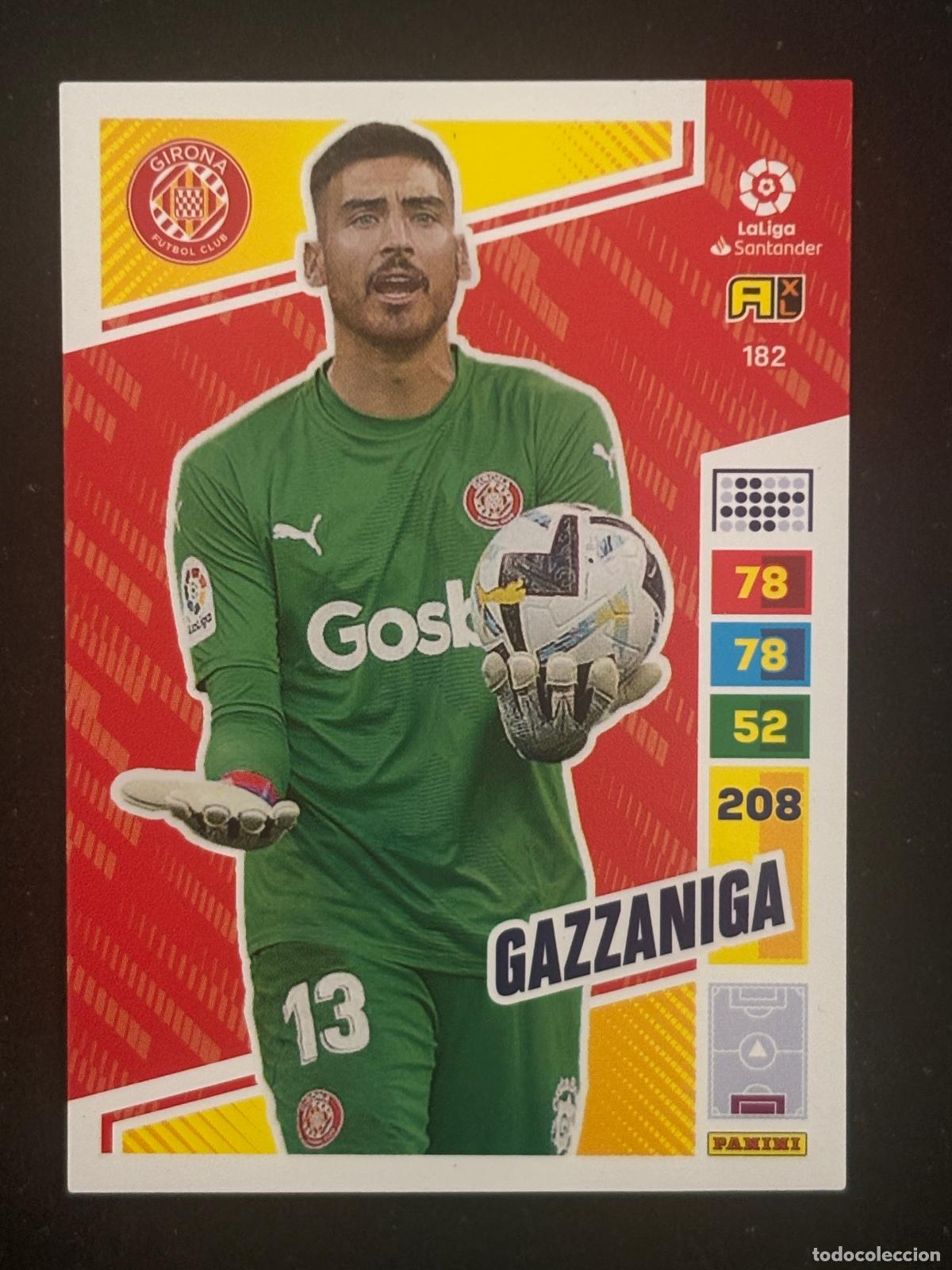 Cromos de f&uacute;tbol: 182 GAZZANIGA GIRONA ADRENALYN XL LALIGA SANTANDER 22-23 2022-2023 PANINI