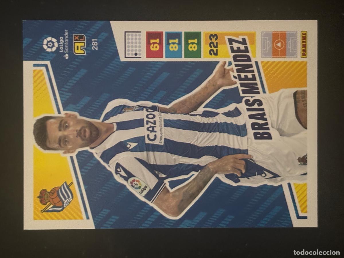 Cromos de f&uacute;tbol: 281 BRAIS M&Eacute;NDEZ REAL SOCIEDAD ADRENALYN XL LALIGA SANTANDER 22-23 2022-2023 PANINI