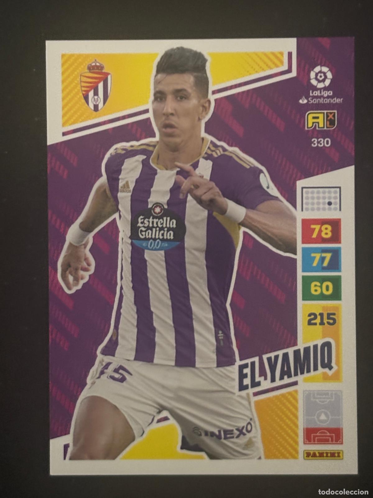 Fu&szlig;ball-Sticker: 330 EL YAMIQ VALLADOLID ADRENALYN XL LALIGA SANTANDER 22-23 2022-2023 PANINI