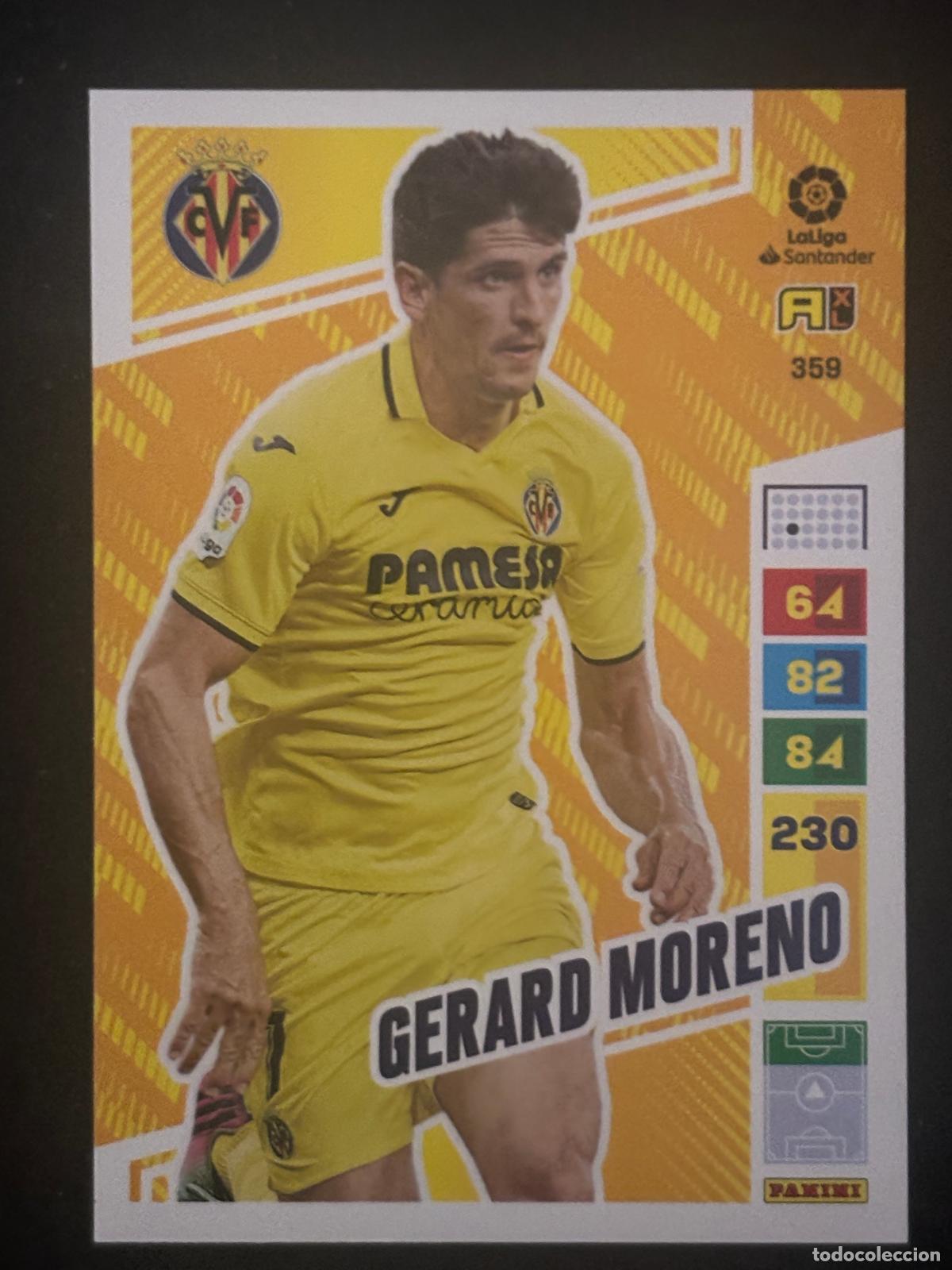 Fu&szlig;ball-Sticker: 359 GERARD MORENO VILLARREAL ADRENALYN XL LALIGA SANTANDER 22-23 2022-2023 PANINI