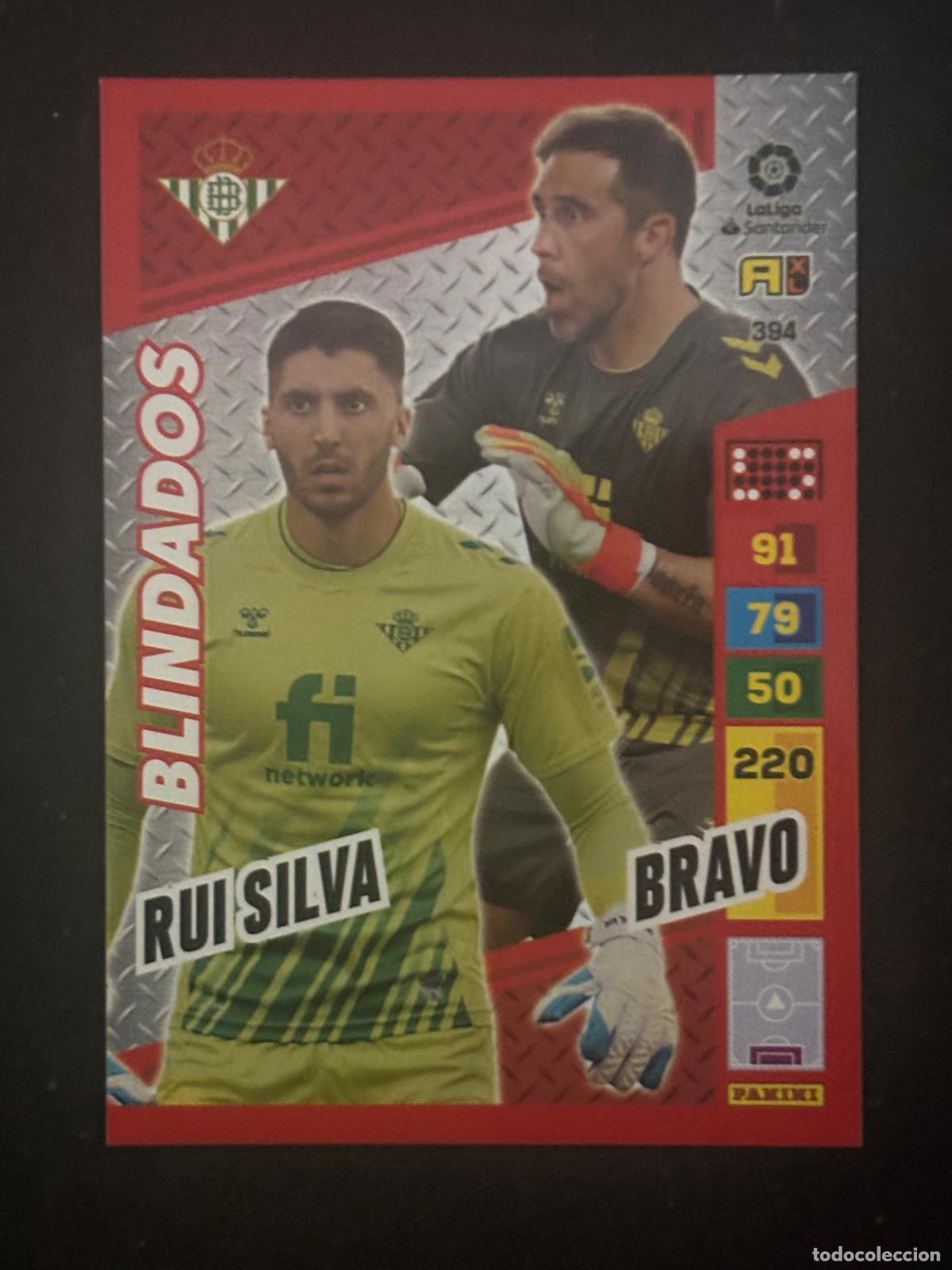 Figurine di Calcio: 394 RUI SILVA/BRAVO BETIS BLINDADOS ADRENALYN XL LALIGA SANTANDER 22-23 2022-2023 PANINI