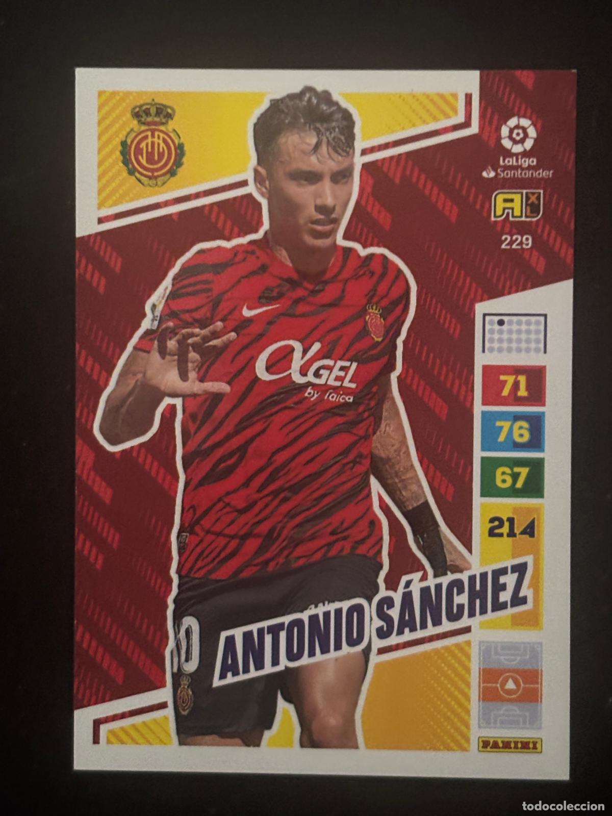 Figurine di Calcio: 229 ANTONIO S&Aacute;NCHEZ MALLORCA ADRENALYN XL LALIGA SANTANDER 22-23 2022-2023 PANINI