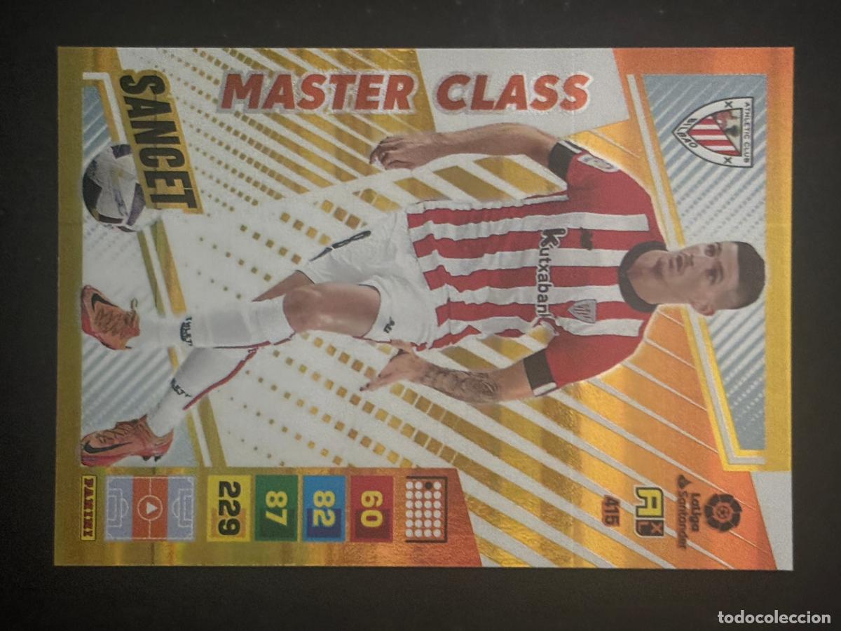 Figurine di Calcio: 415 SANCET AT BILBAO MASTER CLASS ADRENALYN XL LALIGA SANTANDER 22-23 2022-2023 PANINI