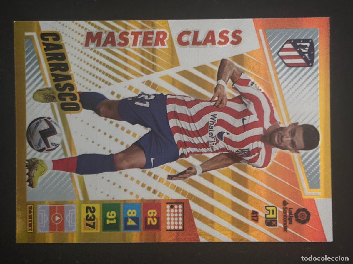 Cartes &agrave; collectionner de Football: 417 CARRASCO AT MADRID MASTER CLASS ADRENALYN XL LALIGA SANTANDER 22-23 2022-2023 PANINI