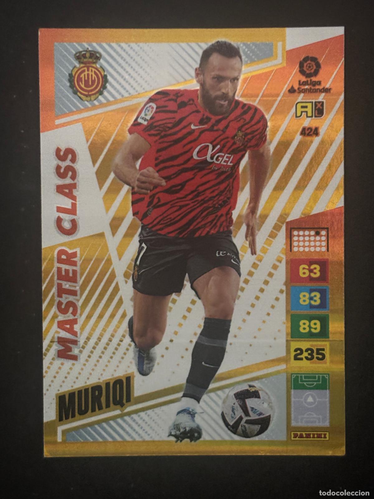 Fu&szlig;ball-Sticker: 424 MURIQI MALLORCA MASTER CLASS ADRENALYN XL LALIGA SANTANDER 22-23 2022-2023 PANINI
