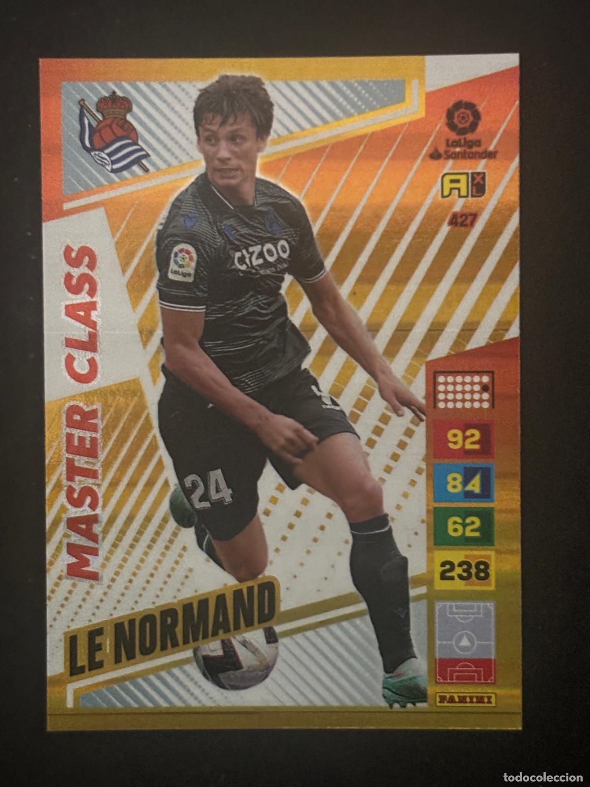 Cartes &agrave; collectionner de Football: 427 LE NORMAND REAL SOCIEDAD MASTER CLASS ADRENALYN XL LALIGA SANTANDER 22-23 2022-2023