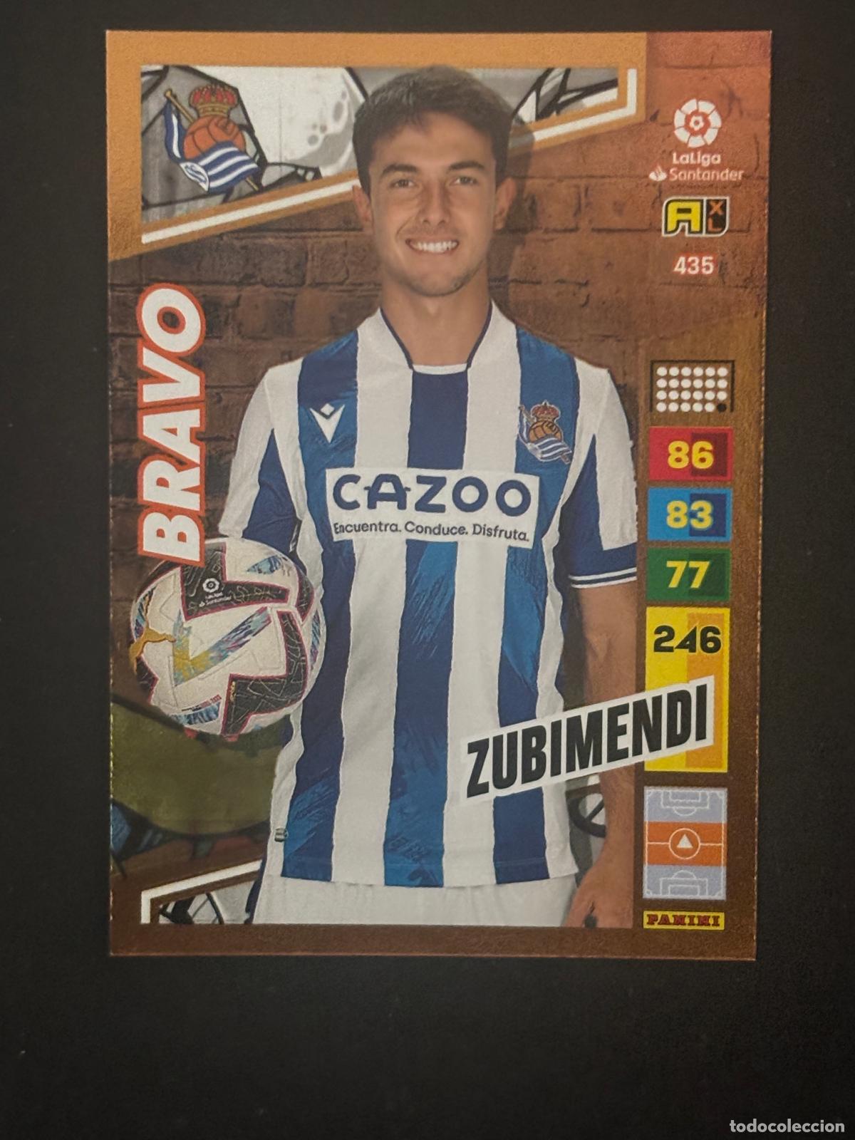 Cartes &agrave; collectionner de Football: 435 ZUBIMENDI REAL SOCIEDAD BRAVO ADRENALYN XL LALIGA SANTANDER 22-23 2022-2023 PANINI