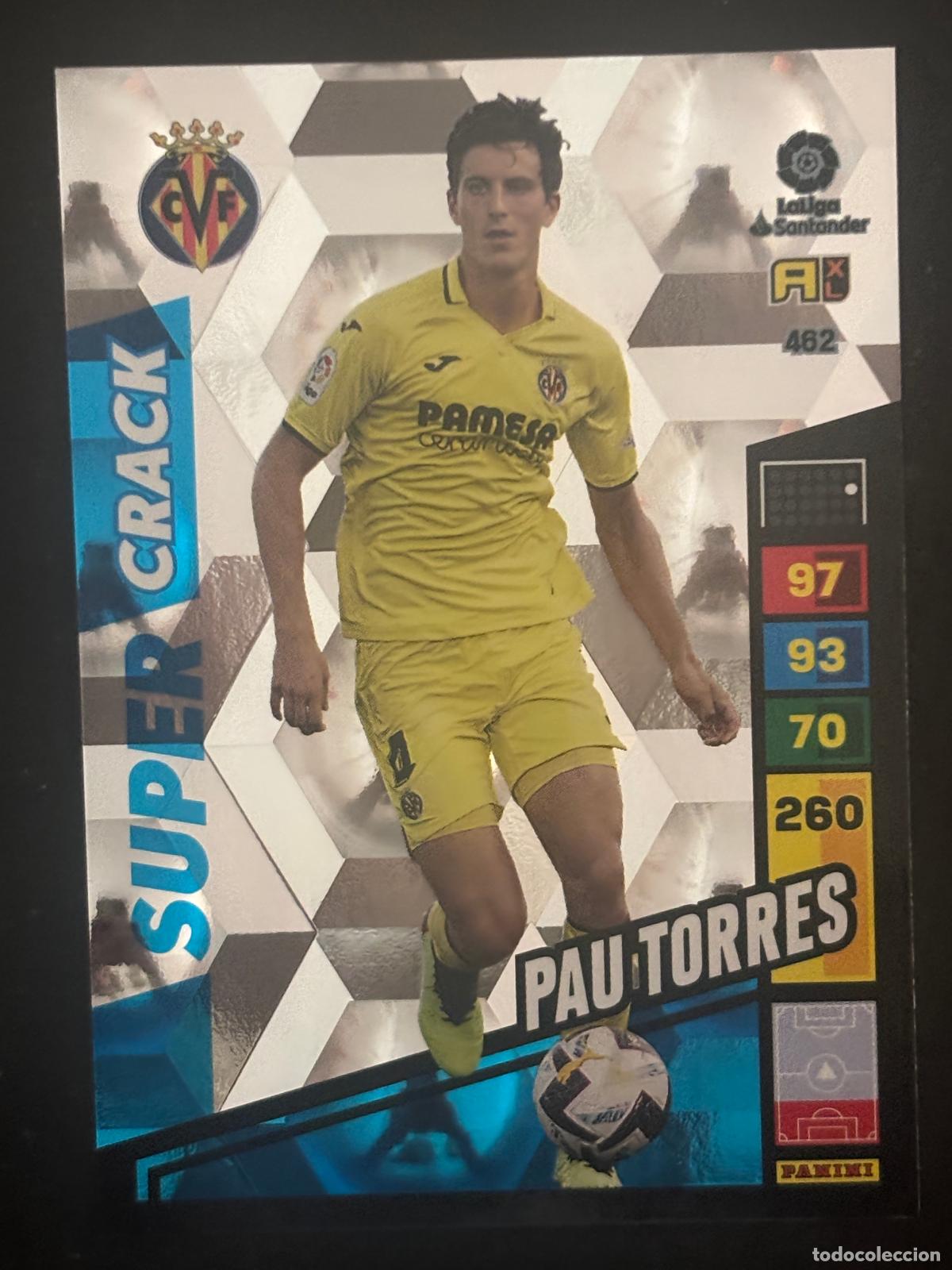 Cartes &agrave; collectionner de Football: 462 PAU TORRES VILLARREAL SUPER CRACK ADRENALYN XL LALIGA SANTANDER 22-23 2022-2023 PANINI