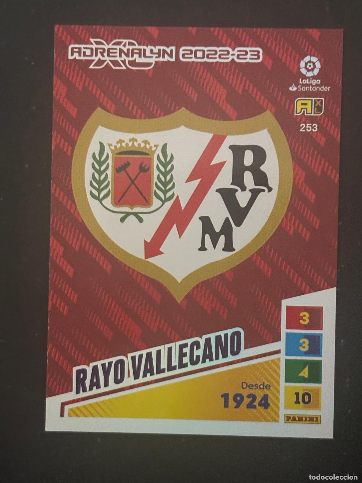 Cartes &agrave; collectionner de Football: 253 ESCUDO RAYO ADRENALYN XL LALIGA SANTANDER 22-23 2022-2023 PANINI