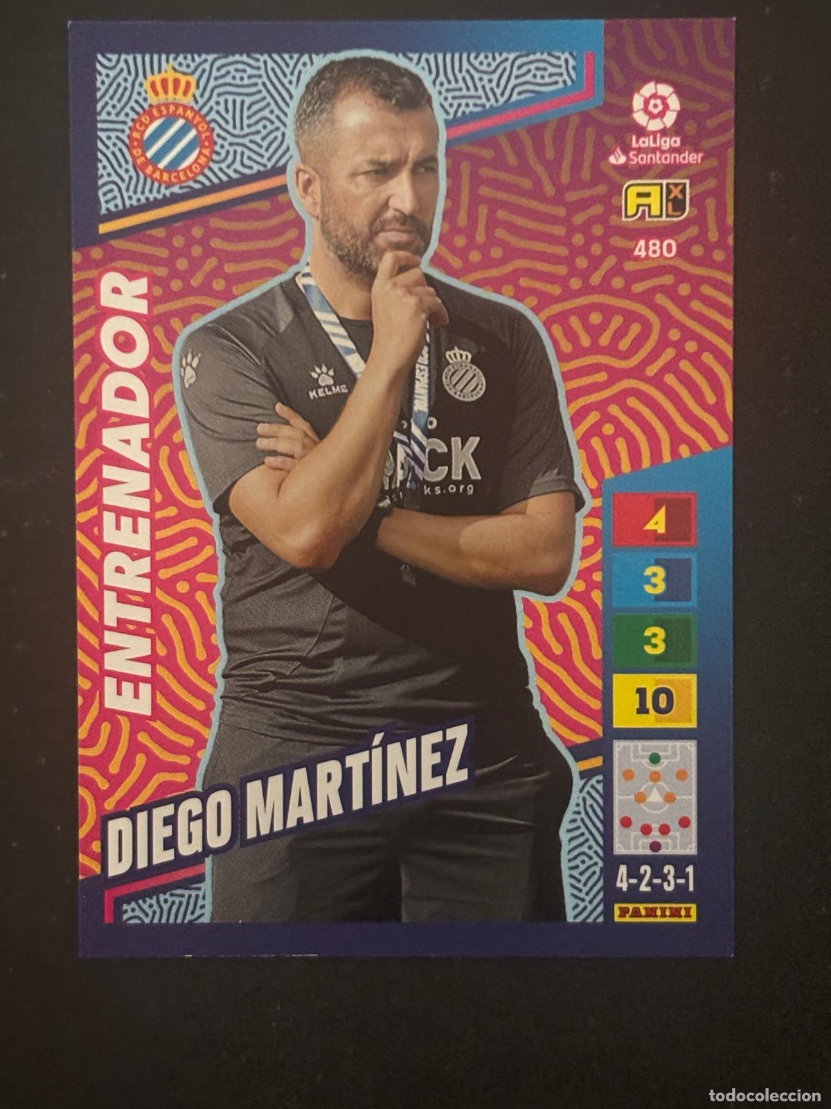 Cartes &agrave; collectionner de Football: 480 DIEGO MART&Iacute;NEZ ESPANYOL ENTRENADOR ADRENALYN PLUS 2&ordf; EDICI&Oacute;N ADRENALYN XL LALIGA 22-23