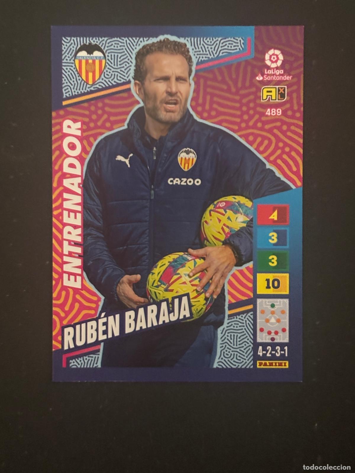 Cartes &agrave; collectionner de Football: 489 RUB&Eacute;N BARAJA VALENCIA ENTRENADOR ADRENALYN PLUS 2&ordf; EDICI&Oacute;N ADRENALYN XL LALIGA 22-23