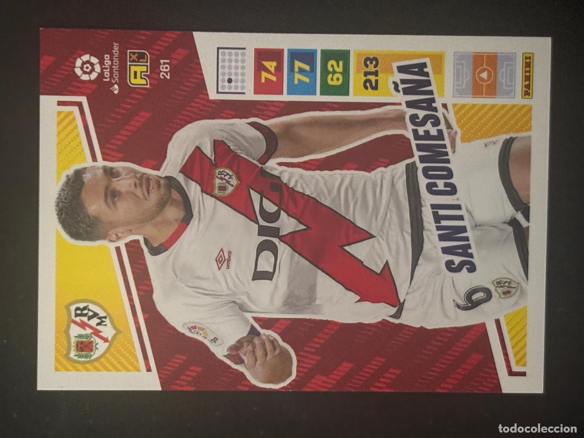 Cartes &agrave; collectionner de Football: 261 SANTI COMESA&Ntilde;A RAYO ADRENALYN XL LALIGA SANTANDER 22-23 2022-2023 PANINI