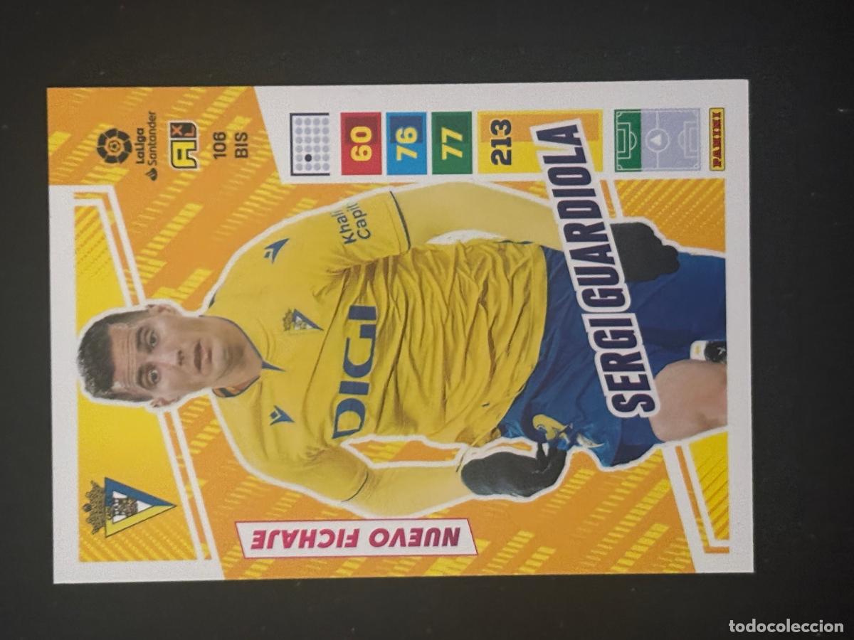 Cartes &agrave; collectionner de Football: 106BIS SERGI GUARDIOLA CADIZ ADRENALYN PLUS 2&ordf; EDICI&Oacute;N ADRENALYN XL LALIGA 22-23 2022-2023