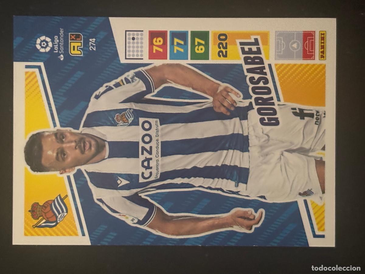 Cartes &agrave; collectionner de Football: 274 GOROSABEL REAL SOCIEDAD ADRENALYN XL LALIGA SANTANDER 22-23 2022-2023 PANINI