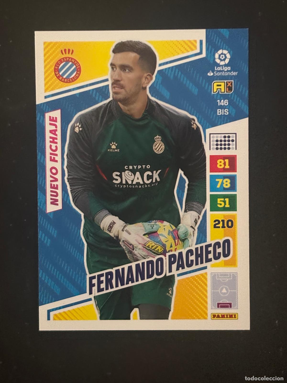 Cartes &agrave; collectionner de Football: 146BIS FERNANDO PACHECO ESPANYOL ADRENALYN PLUS 2&ordf; EDICI&Oacute;N ADRENALYN XL LALIGA 22-23