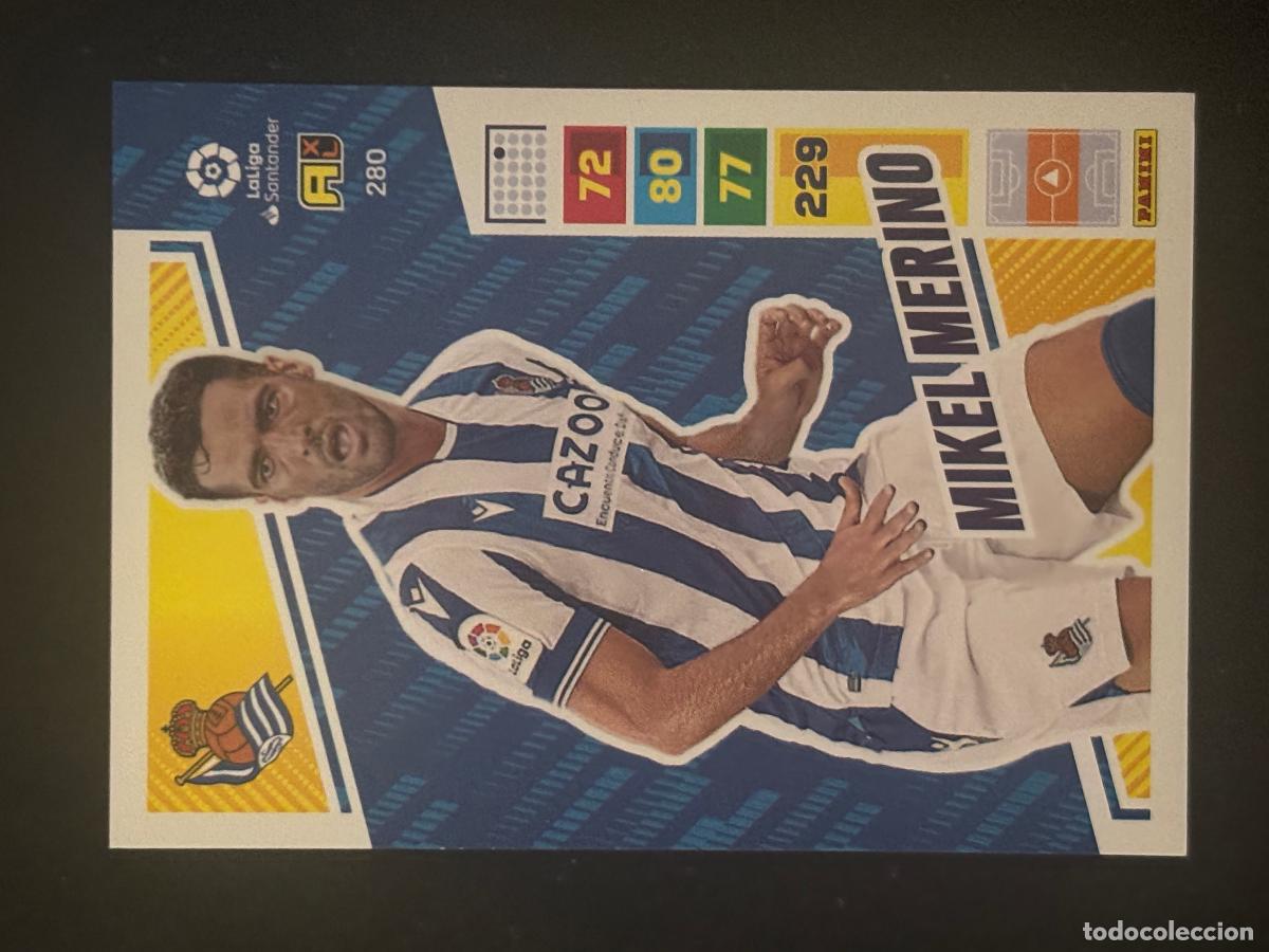 Cartes &agrave; collectionner de Football: 280 MIKEL MERINO REAL SOCIEDAD ADRENALYN XL LALIGA SANTANDER 22-23 2022-2023 PANINI