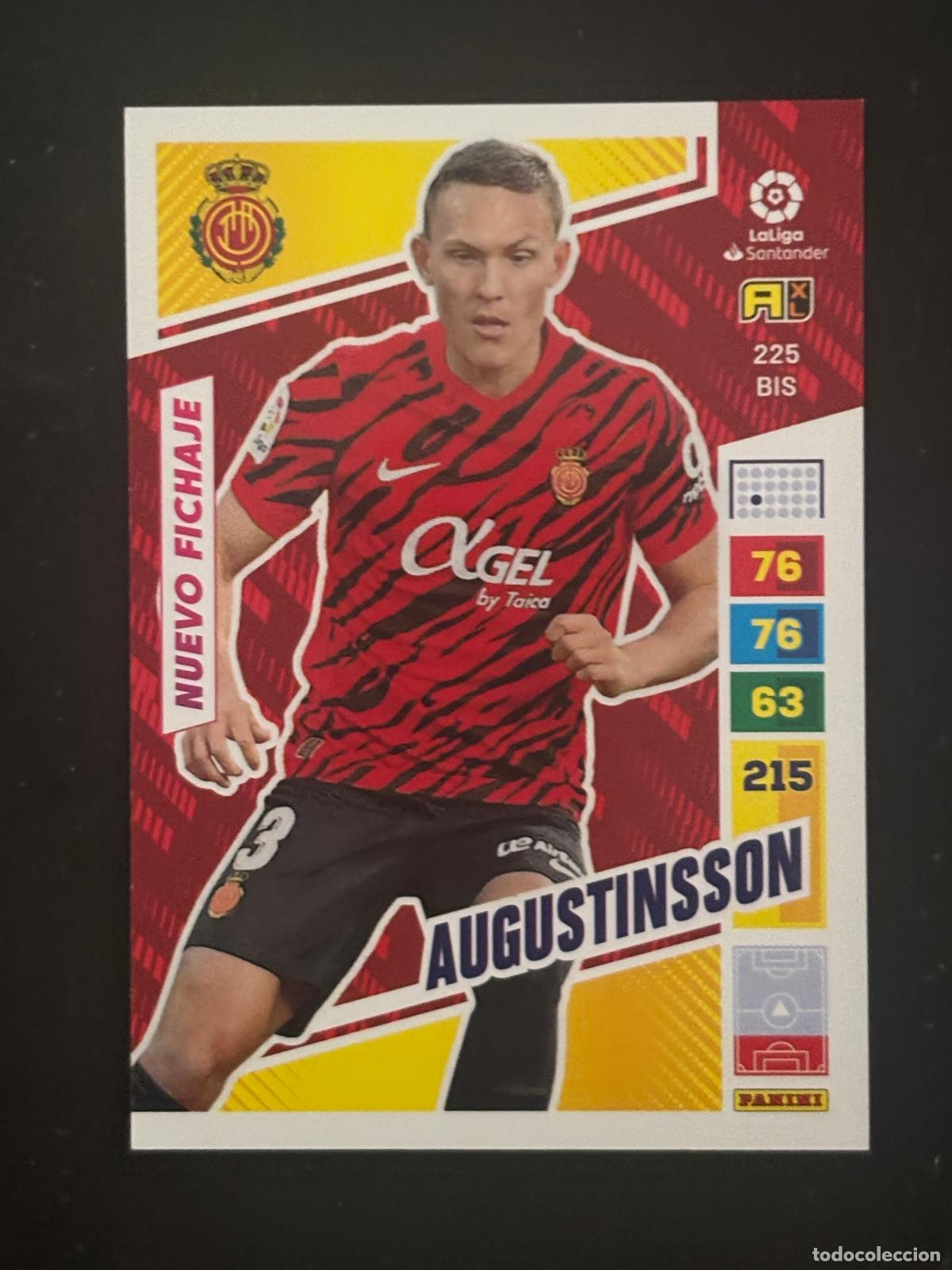 Cartes &agrave; collectionner de Football: 225BIS AUGUSTINSSON MALLORCA ADRENALYN PLUS 2&ordf; EDICI&Oacute;N ADRENALYN XL LALIGA 22-23 2022-2023