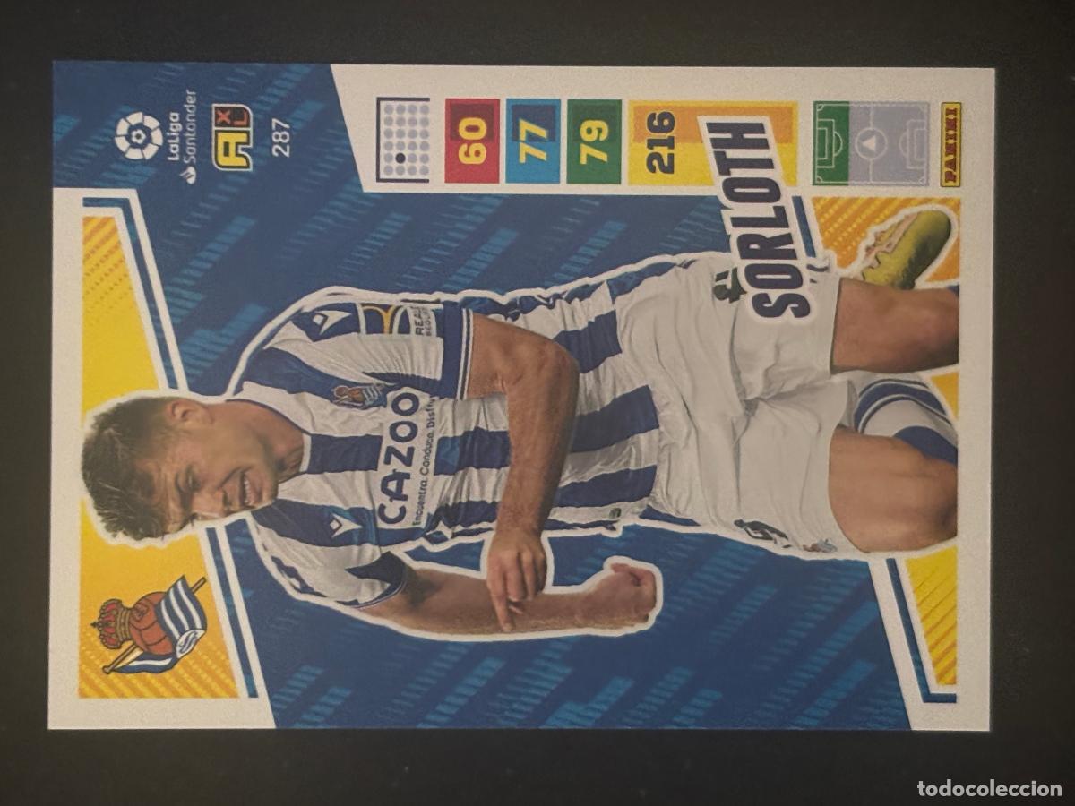 Cartes &agrave; collectionner de Football: 287 SORLOTH REAL SOCIEDAD ADRENALYN XL LALIGA SANTANDER 22-23 2022-2023 PANINI