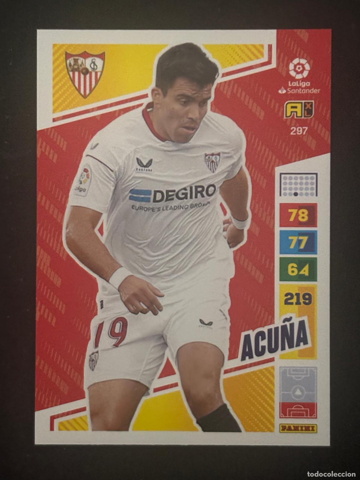 Cartes &agrave; collectionner de Football: 297 ACU&Ntilde;A SEVILLA ADRENALYN XL LALIGA SANTANDER 22-23 2022-2023 PANINI