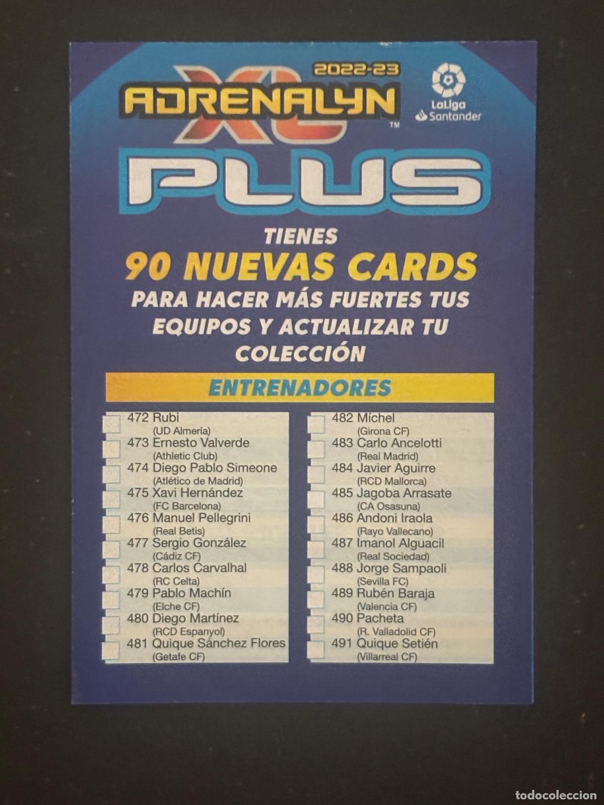 Figurine di Calcio: CHECKLIST FICHAJE BIS ADRENALYN PLUS 2&ordf; EDICI&Oacute;N ADRENALYN XL LALIGA 23-24 2023-2024