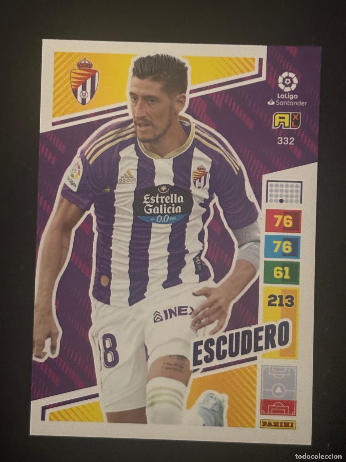 Figurine di Calcio: 332 ESCUDERO VALLADOLID ADRENALYN XL LALIGA SANTANDER 22-23 2022-2023 PANINI