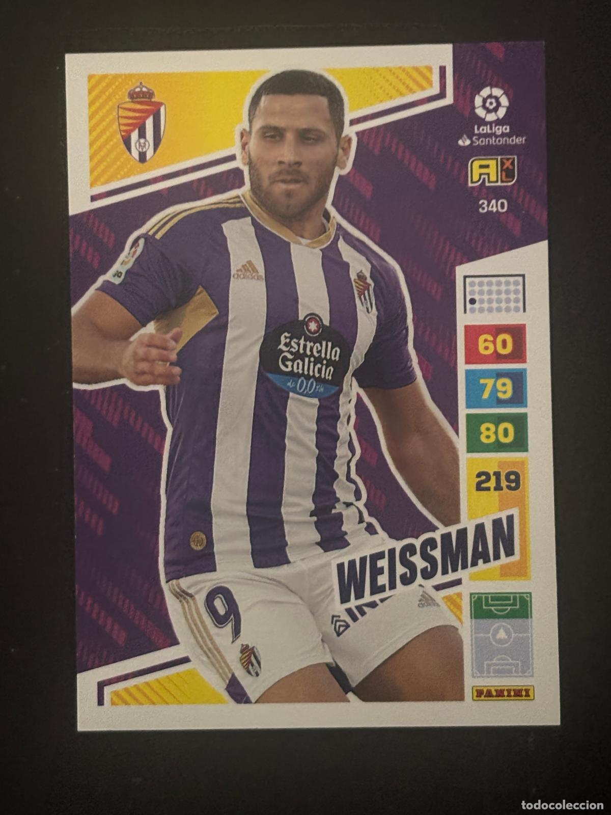 Figurine di Calcio: 340 WEISSMAN VALLADOLID ADRENALYN XL LALIGA SANTANDER 22-23 2022-2023 PANINI
