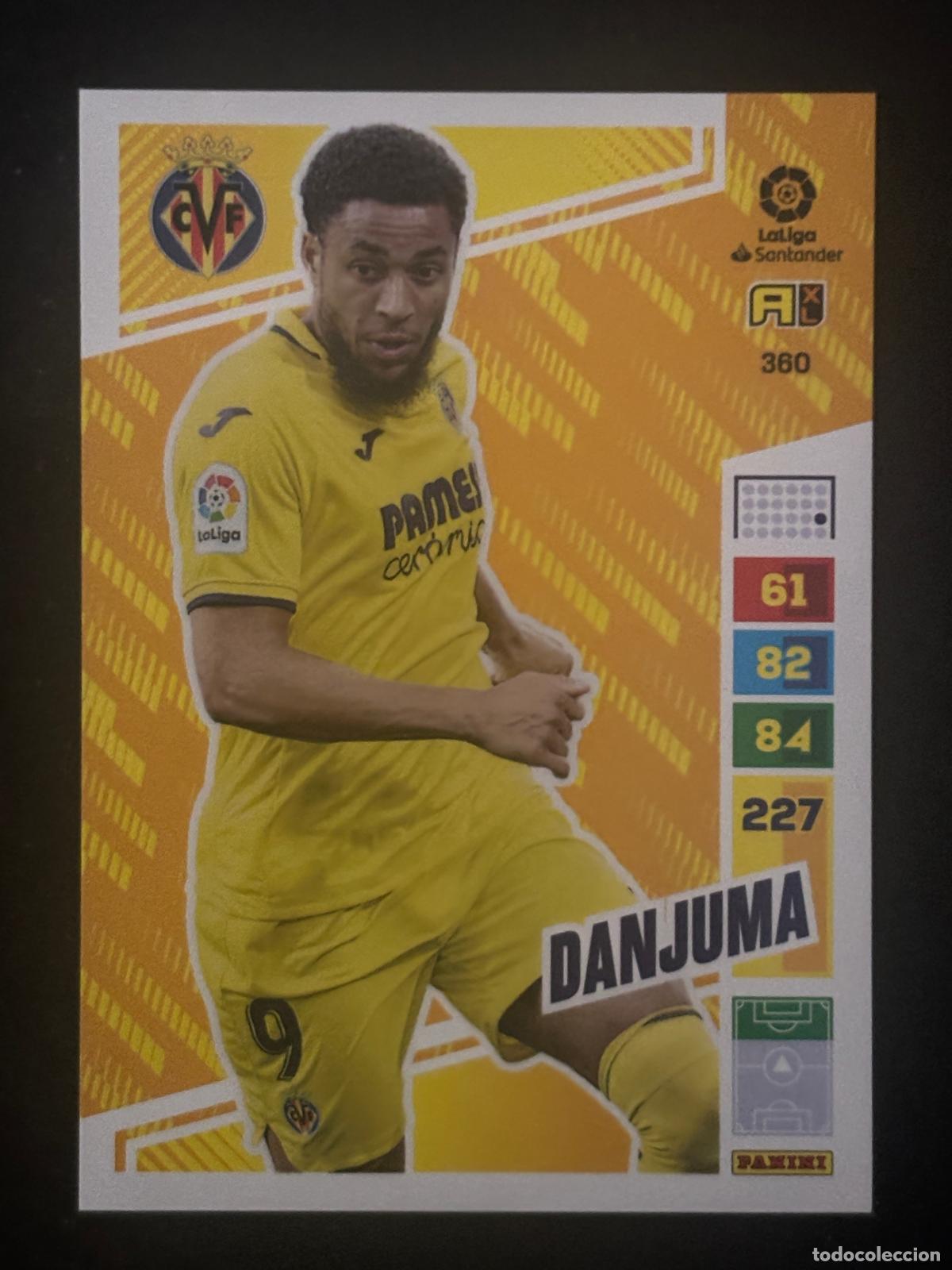 Figurine di Calcio: 360 DANJUMA VILLARREAL ADRENALYN XL LALIGA SANTANDER 22-23 2022-2023 PANINI