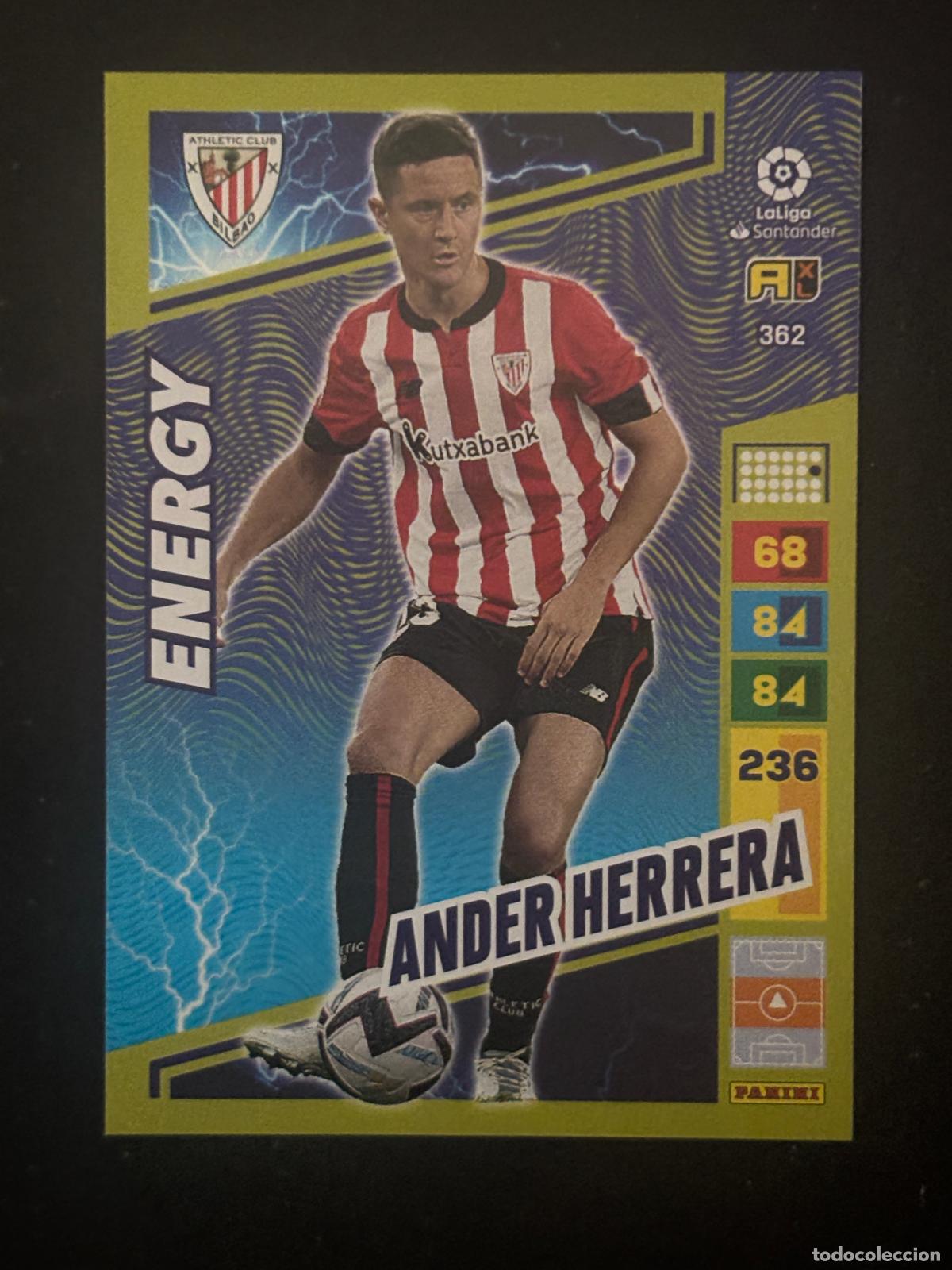 Cromos de f&uacute;tbol: 362 ANDER HERRERA AT BILBAO ENERGY ADRENALYN XL LALIGA SANTANDER 22-23 2022-2023 PANINI