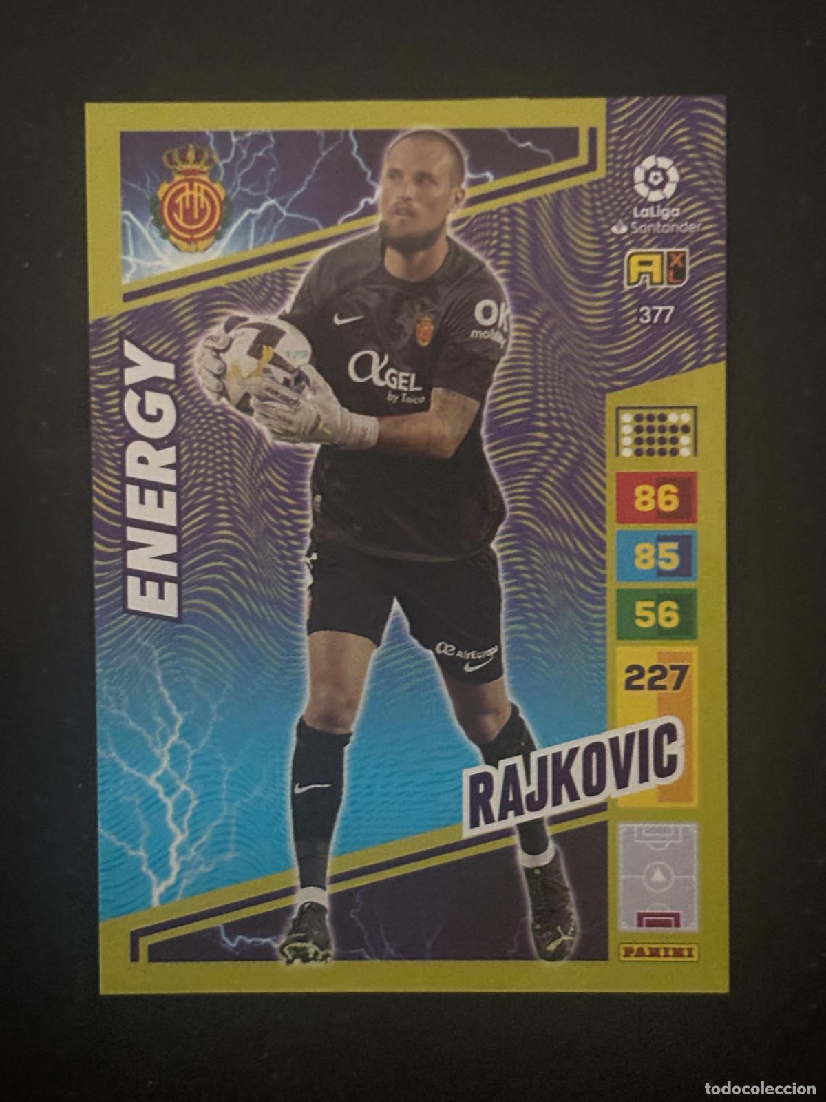 Cromos de f&uacute;tbol: 377 RAJKOVIC MALLORCA ENERGY ADRENALYN XL LALIGA SANTANDER 22-23 2022-2023 PANINI