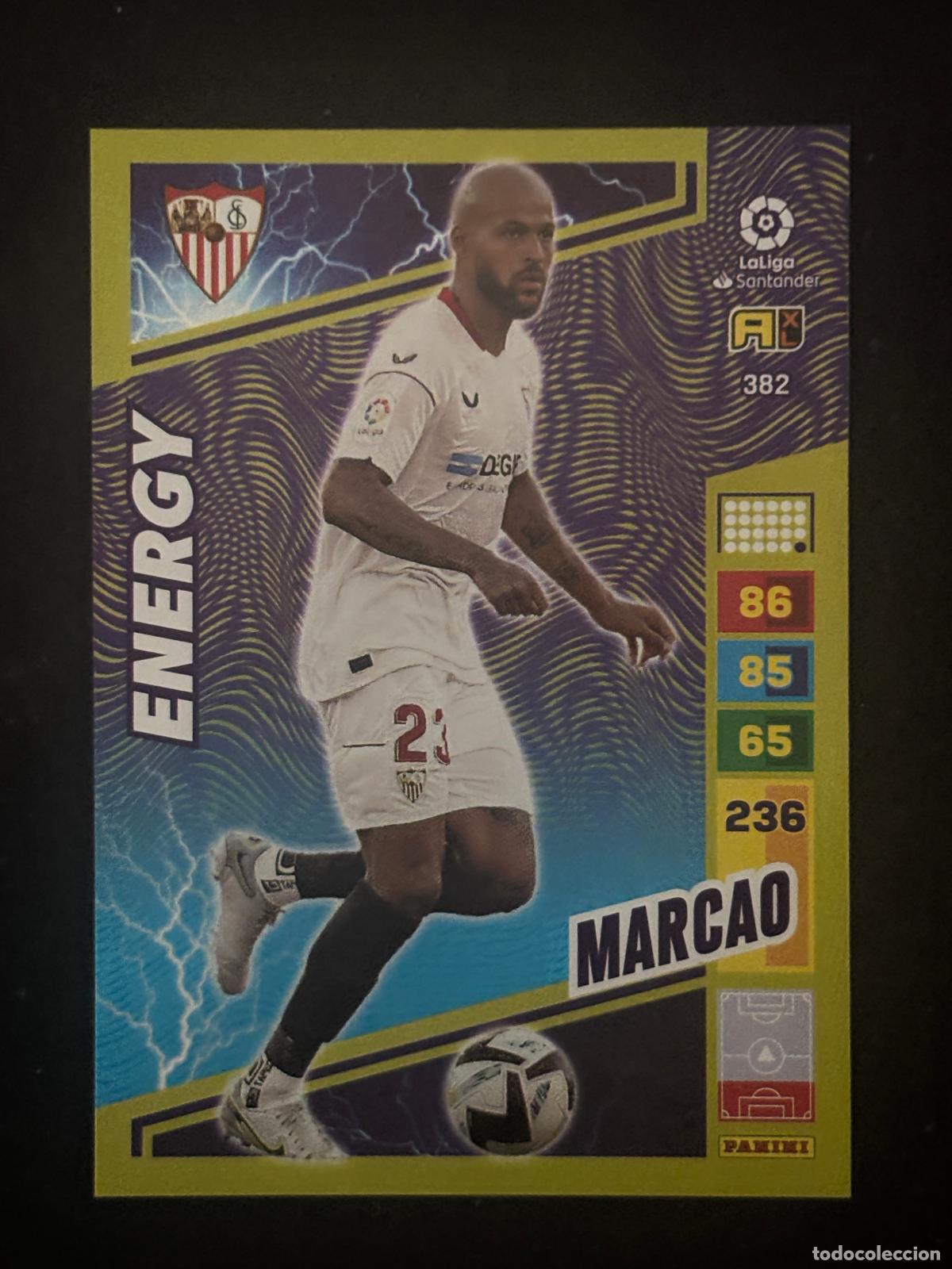 Cromos de f&uacute;tbol: 382 MARCAO SEVILLA ENERGY ADRENALYN XL LALIGA SANTANDER 22-23 2022-2023 PANINI