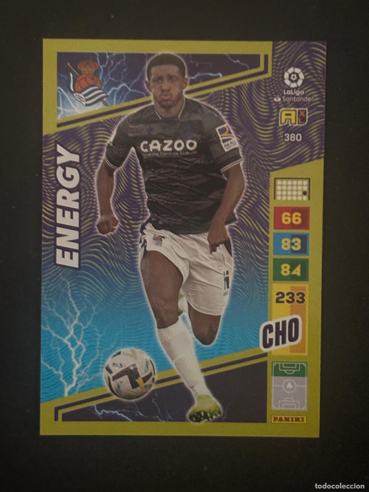 Cromos de f&uacute;tbol: 380 CHO REAL SOCIEDAD ENERGY ADRENALYN XL LALIGA SANTANDER 22-23 2022-2023 PANINI