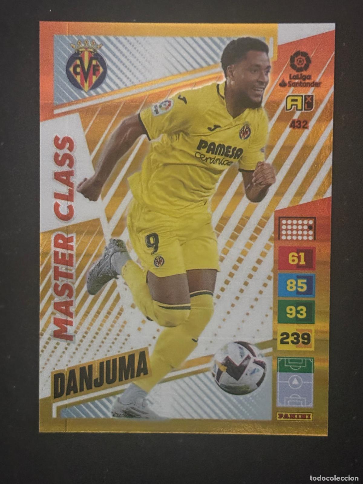 Cromos de f&uacute;tbol: 432 DANJUMA VILLARREAL MASTER CLASS ADRENALYN XL LALIGA SANTANDER 22-23 2022-2023 PANINI