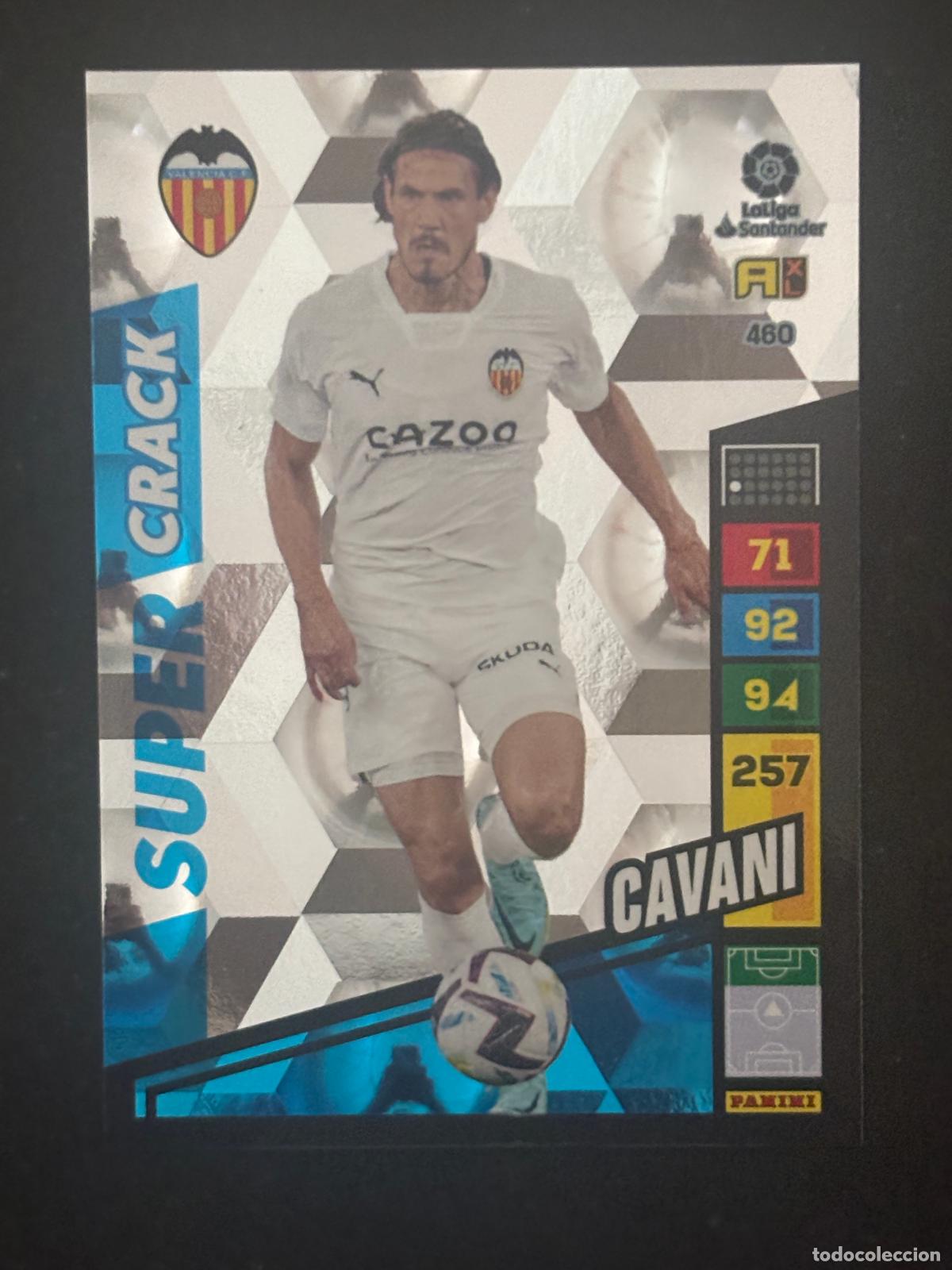 Cromos de f&uacute;tbol: 460 CAVANI VALENCIA SUPER CRACK ADRENALYN XL LALIGA SANTANDER 22-23 2022-2023 PANINI