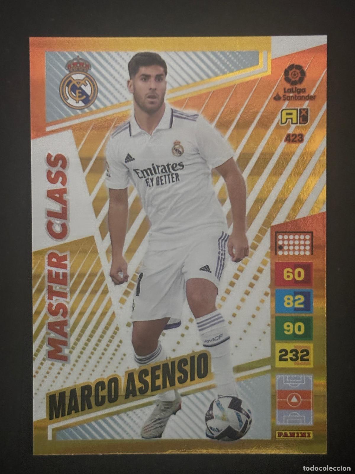 Figurine di Calcio: 423 MARCO ASENSIO REAL MADRID MASTER CLASS ADRENALYN XL LALIGA SANTANDER 22-23 2022-2023
