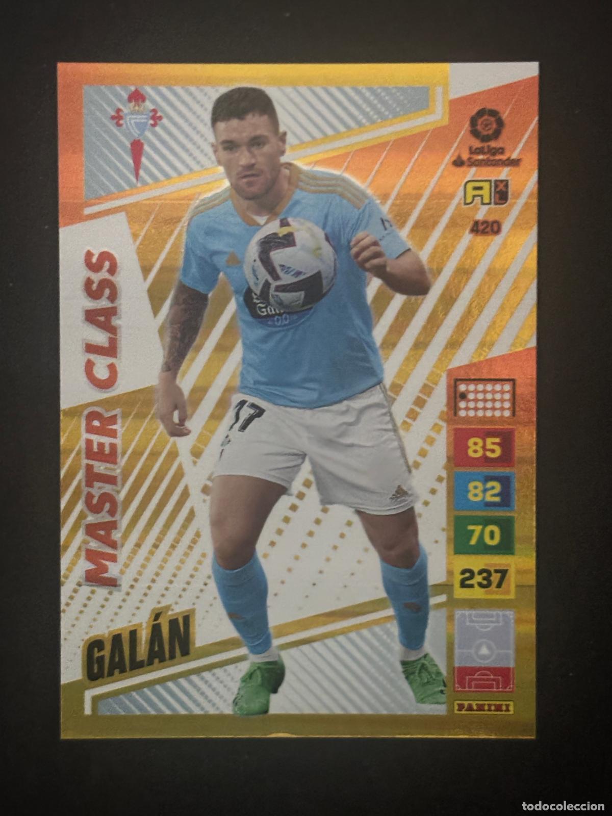 Figurine di Calcio: 420 GAL&Aacute;N CELTA MASTER CLASS ADRENALYN XL LALIGA SANTANDER 22-23 2022-2023 PANINI