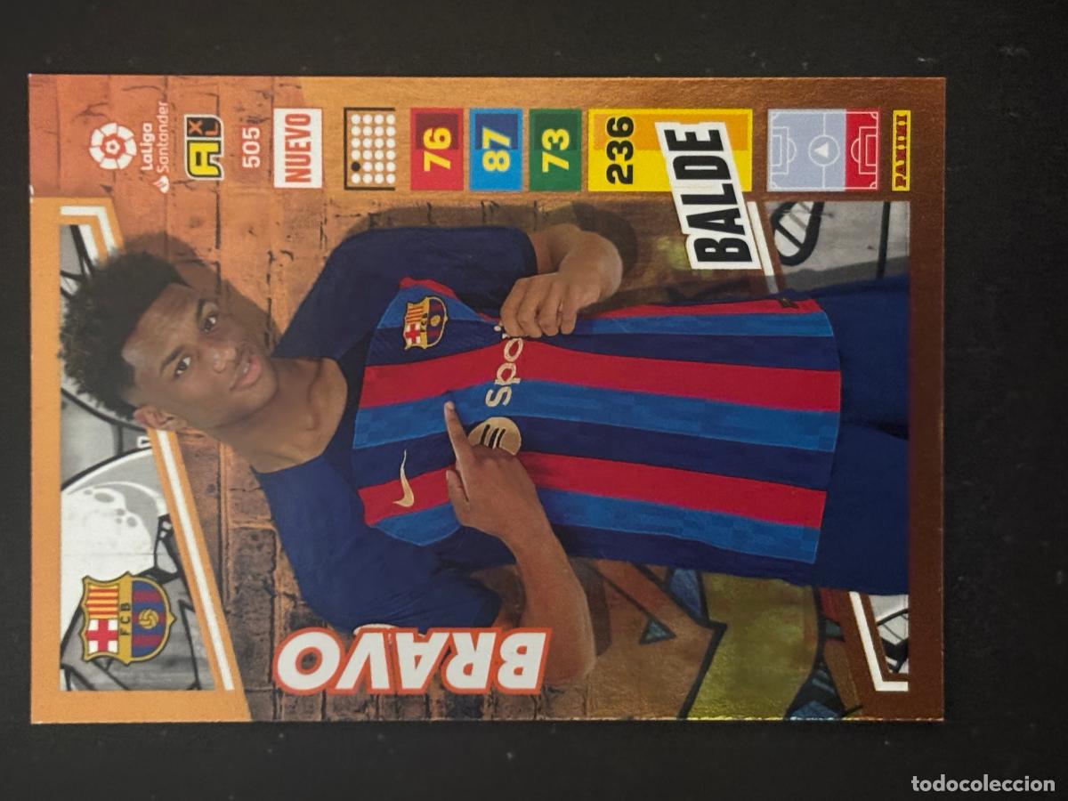 Figurine di Calcio: 505 BALDE BARCELONA NUEVO BRAVO ADRENALYN PLUS 2&ordf; EDICI&Oacute;N ADRENALYN XL LALIGA 22-23