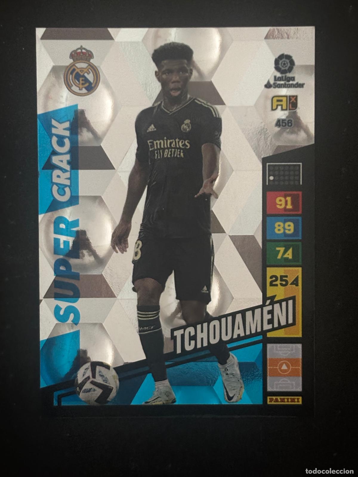 Figurine di Calcio: 456 TCHOUAM&Eacute;NI REAL MADRID SUPER CRACK ADRENALYN XL LALIGA SANTANDER 22-23 2022-2023