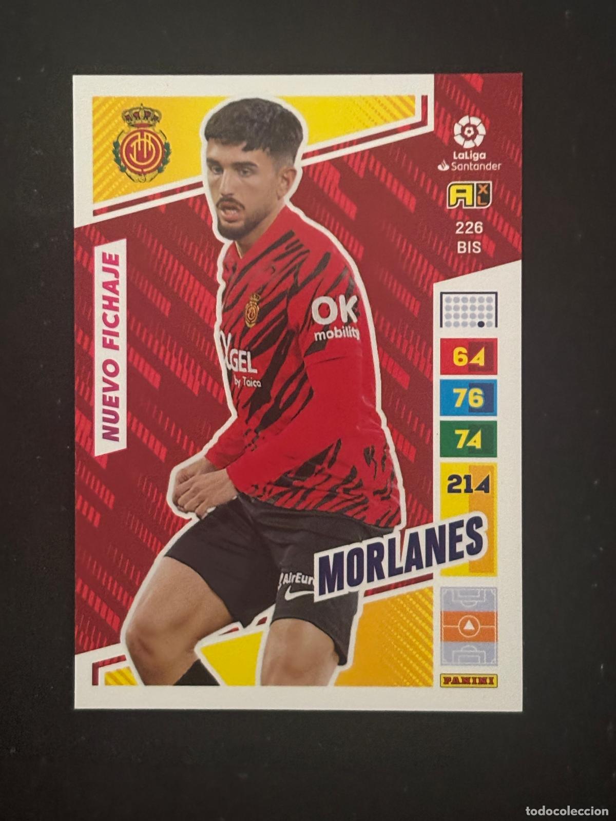 Cromos de Futebol: 226BIS MORLANES MALLORCA ADRENALYN PLUS 2&ordf; EDICI&Oacute;N ADRENALYN XL LALIGA 22-23 2022-2023
