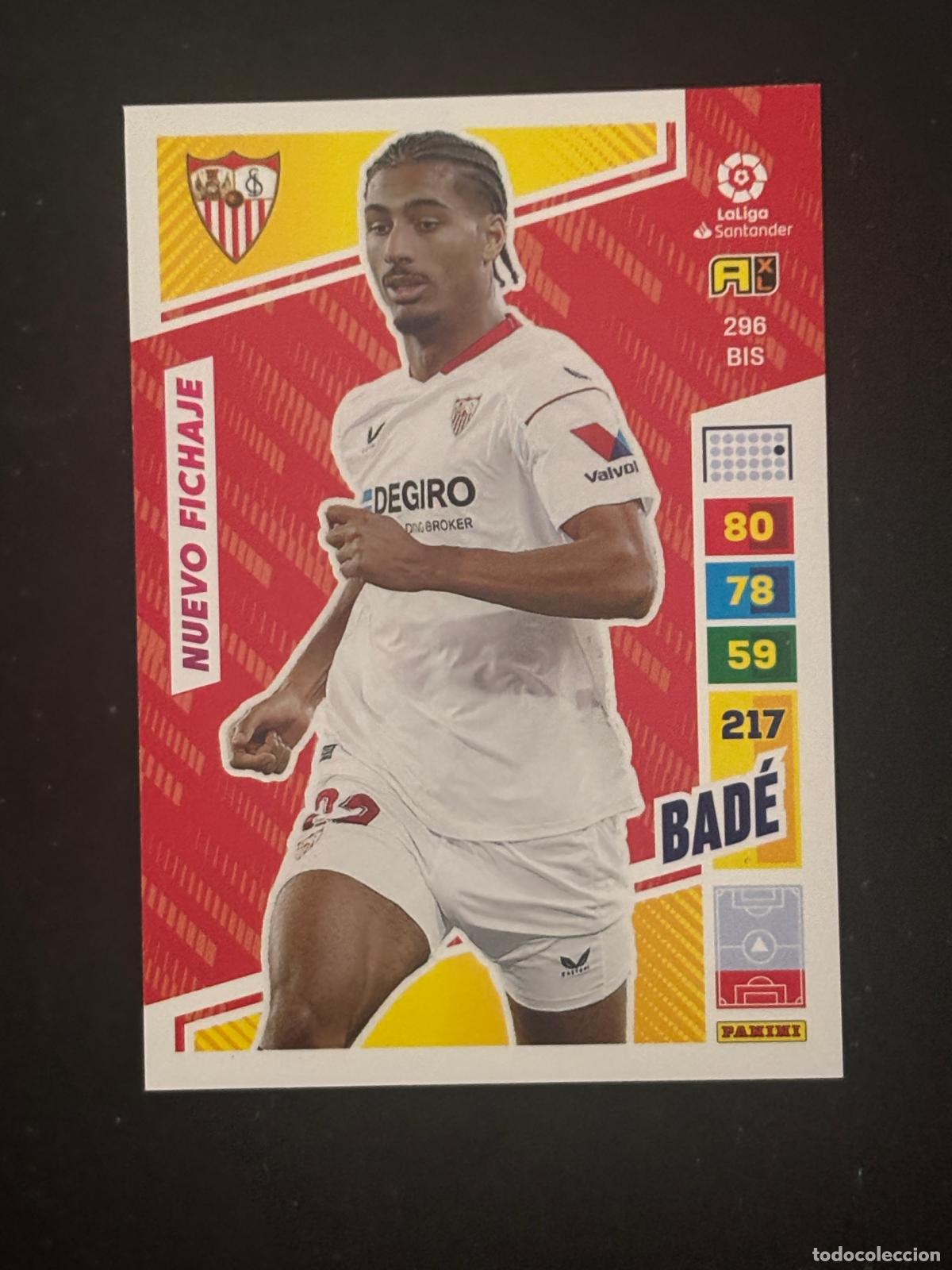 Cromos de Futebol: 296BIS BAD&Eacute; SEVILLA ADRENALYN PLUS 2&ordf; EDICI&Oacute;N ADRENALYN XL LALIGA 22-23 2022-2023
