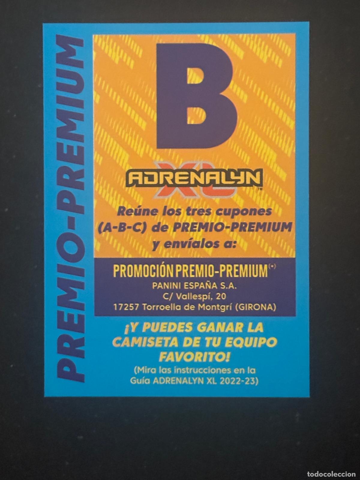 Cromos de Futebol: PREMIO PREMIUM B SOBRE PREMIUM ADRENALYN XL LALIGA EA SPORTS 23-24 2023-2024 PANINI