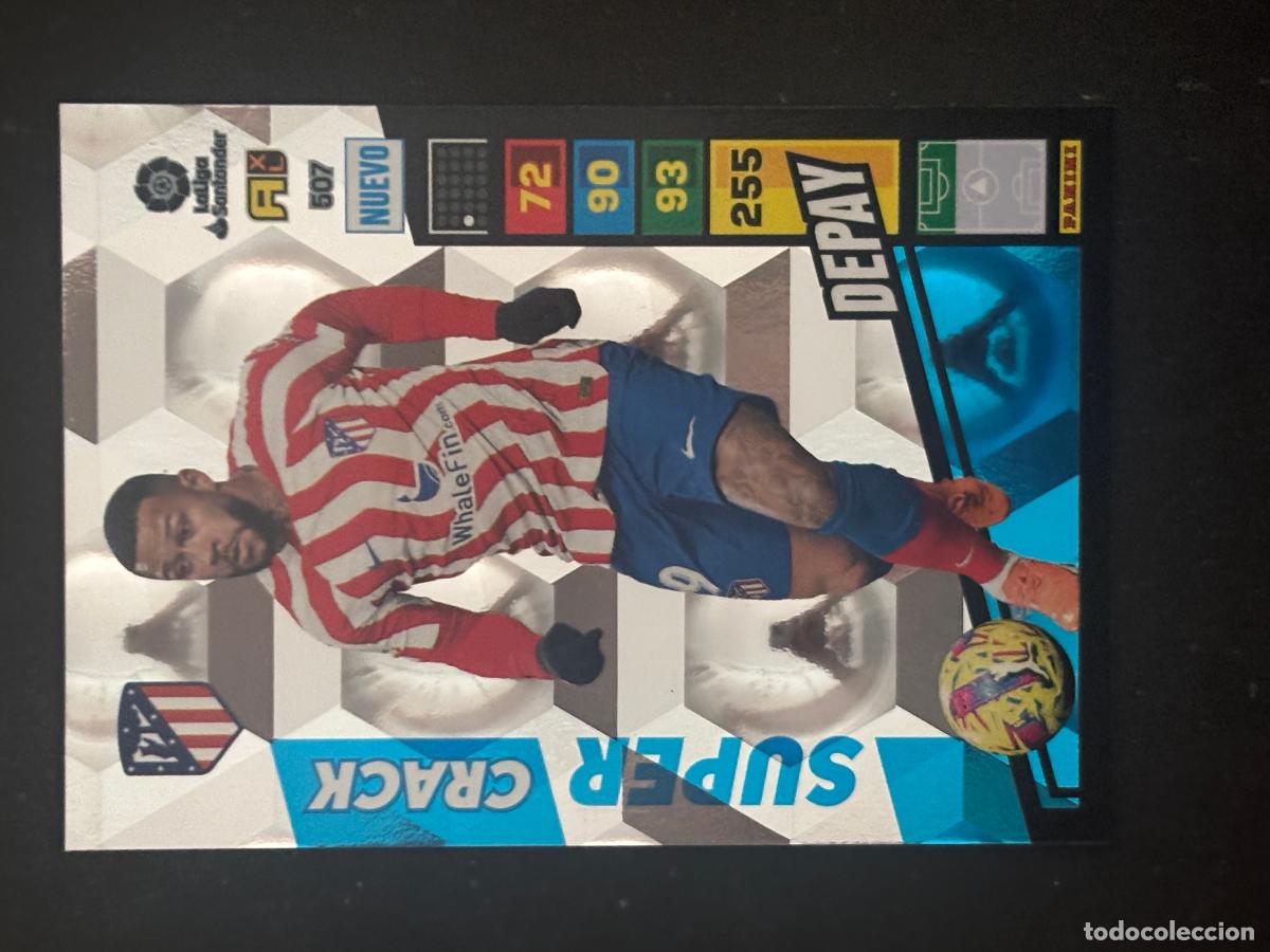 Cromos de Futebol: 507 DEPAY AT MADRID NUEVO SUPER CRACK ADRENALYN PLUS 2&ordf; EDICI&Oacute;N ADRENALYN XL LALIGA 22-23