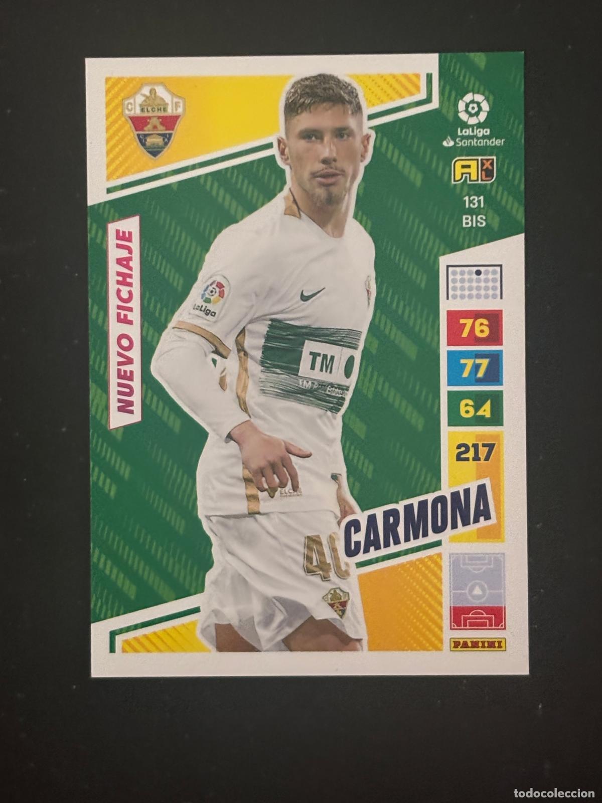 Cromos de Futebol: 131BIS CARMONA ELCHE ADRENALYN PLUS 2&ordf; EDICI&Oacute;N ADRENALYN XL LALIGA 22-23 2022-2023