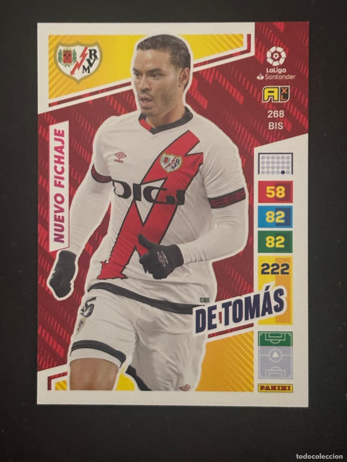 Cromos de f&uacute;tbol: 268BIS DE TOM&Aacute;S RAYO ADRENALYN PLUS 2&ordf; EDICI&Oacute;N ADRENALYN XL LALIGA 22-23 2022-2023