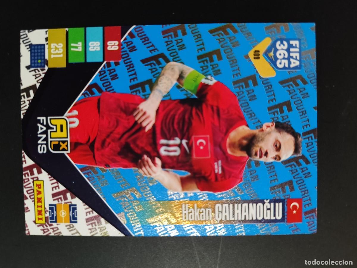 Cromos de f&uacute;tbol: ADRENALYN XL FIFA 365 2027 CARD FANS AZUL &Ccedil;ALHANOCLU TURQUIA # 409 PANINI