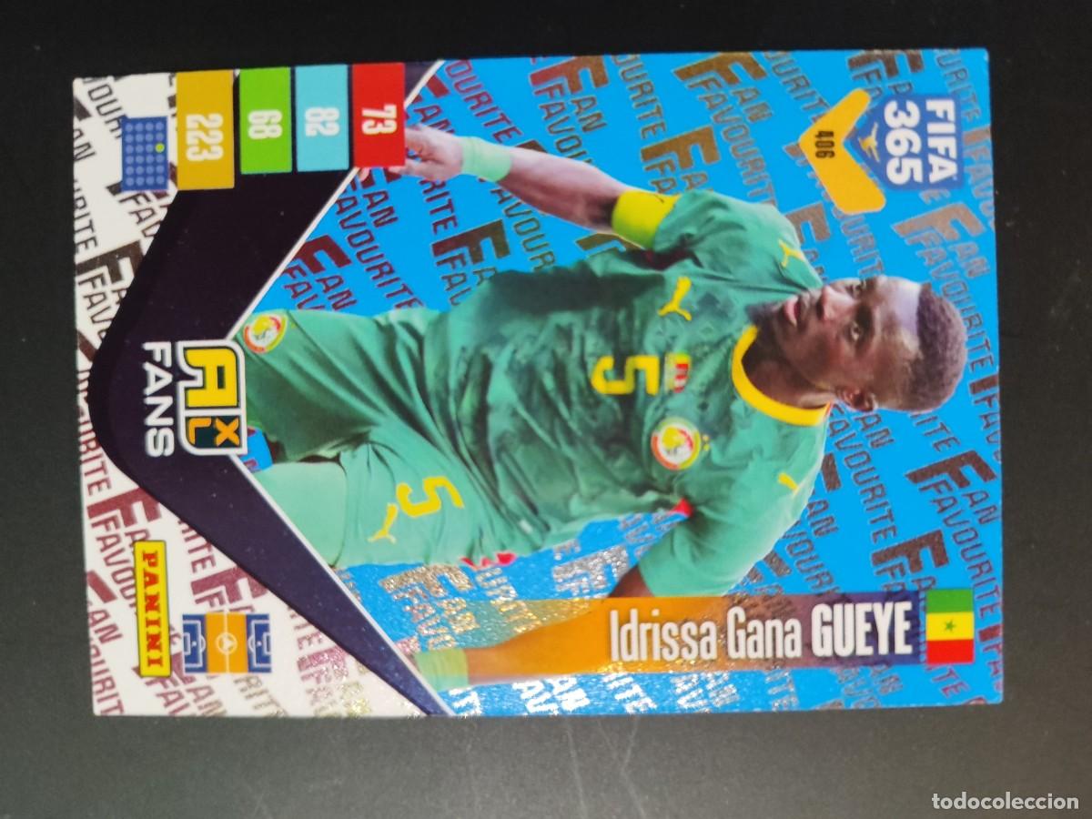 Cromos de f&uacute;tbol: ADRENALYN XL FIFA 365 2027 CARD FANS AZUL GUEYE SENEGAL # 406 PANINI
