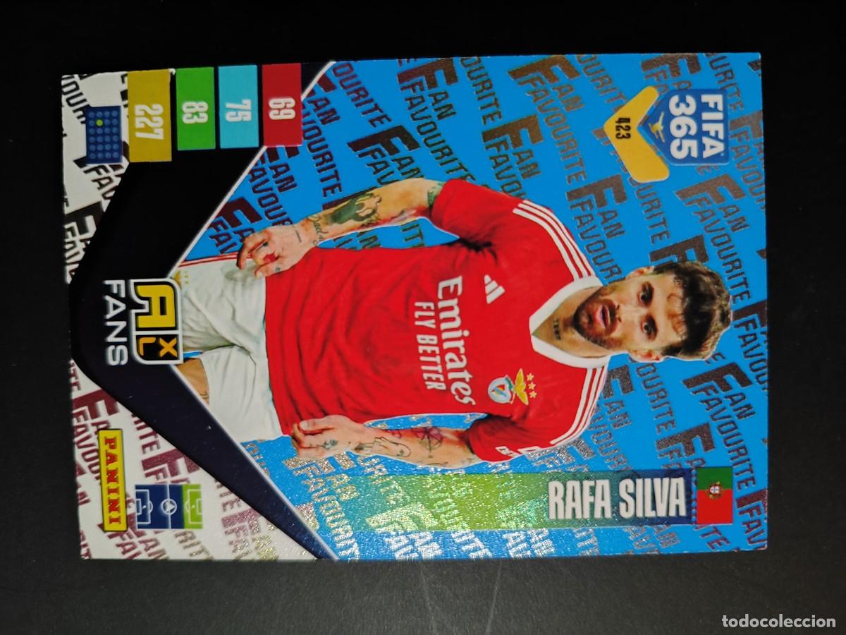 Cromos de f&uacute;tbol: ADRENALYN XL FIFA 365 2027 CARD FANS AZUL RAFA SILVA BENFICA # 423 PANINI
