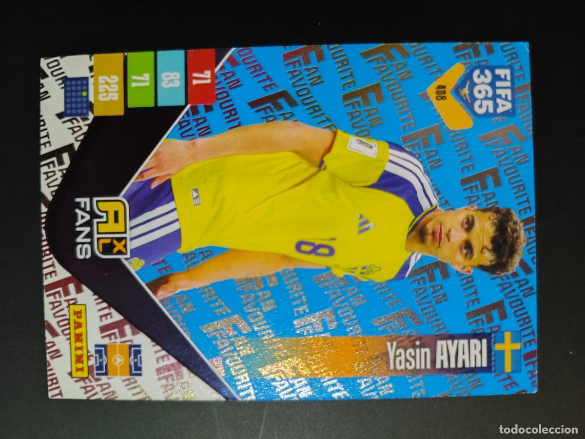 Cromos de f&uacute;tbol: ADRENALYN XL FIFA 365 2027 CARD FANS AZUL AYARI SUECIA # 408 PANINI