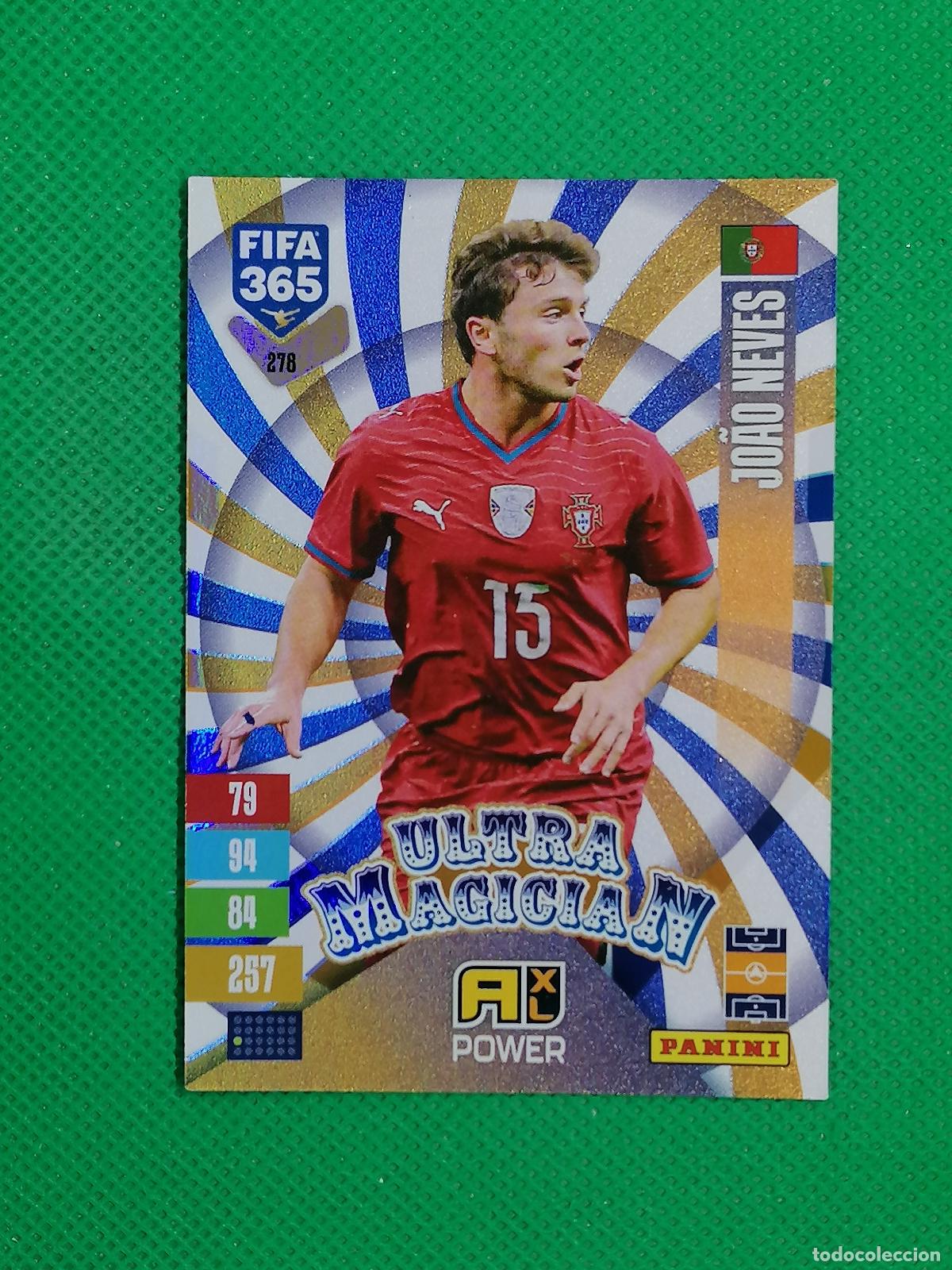 Cromos de f&uacute;tbol: 278 JOAO NEVES PORTUGAL ULTRA MAGICIAN POWER ⚽ PANINI ADRENALYN XL FIFA 365 26 27 2026 2027 ⚽