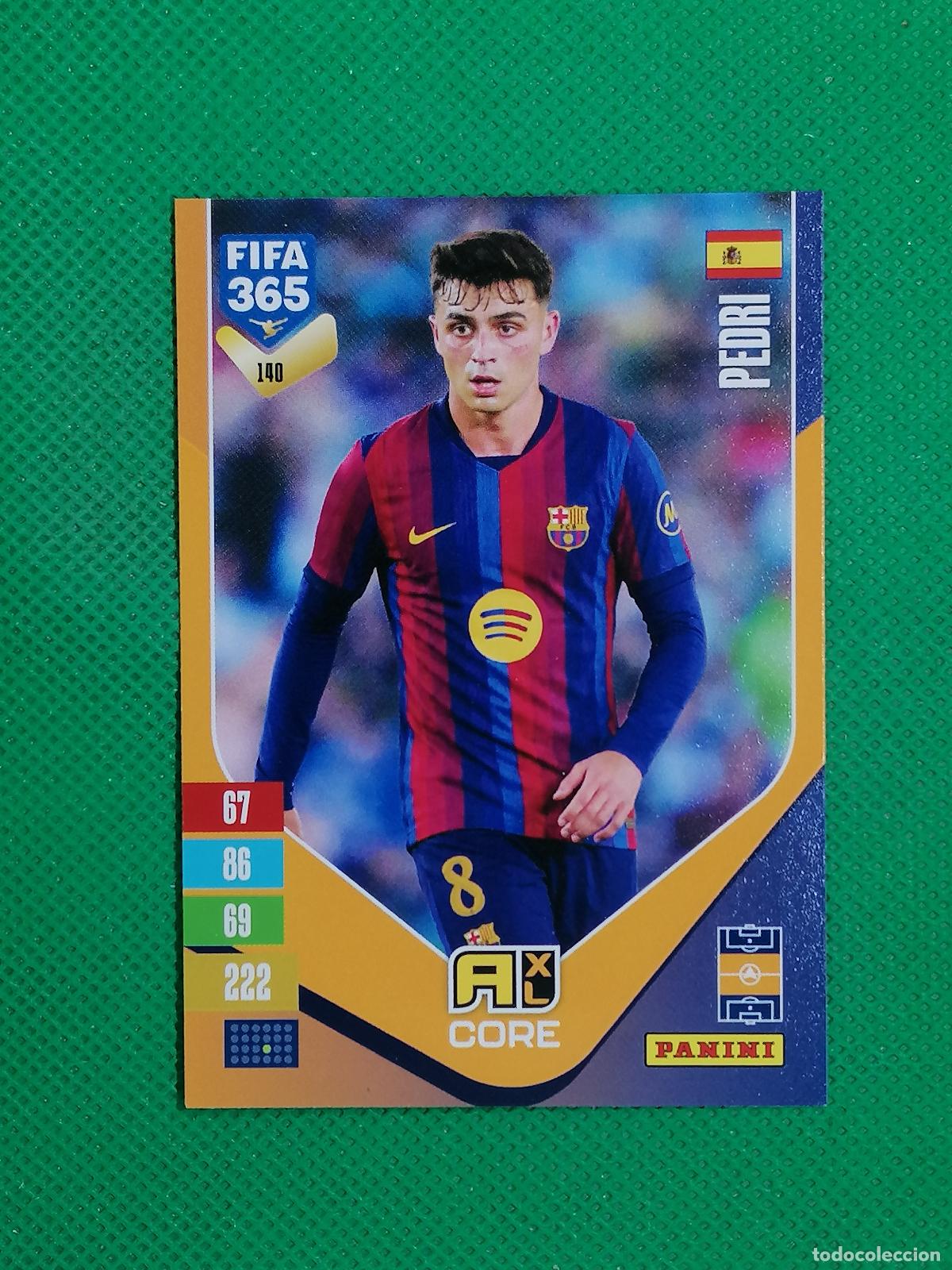 Cromos de f&uacute;tbol: 140 PEDRI BARCELONA CORE ⚽ PANINI ADRENALYN XL FIFA 365 26 27 2026 2027 ⚽
