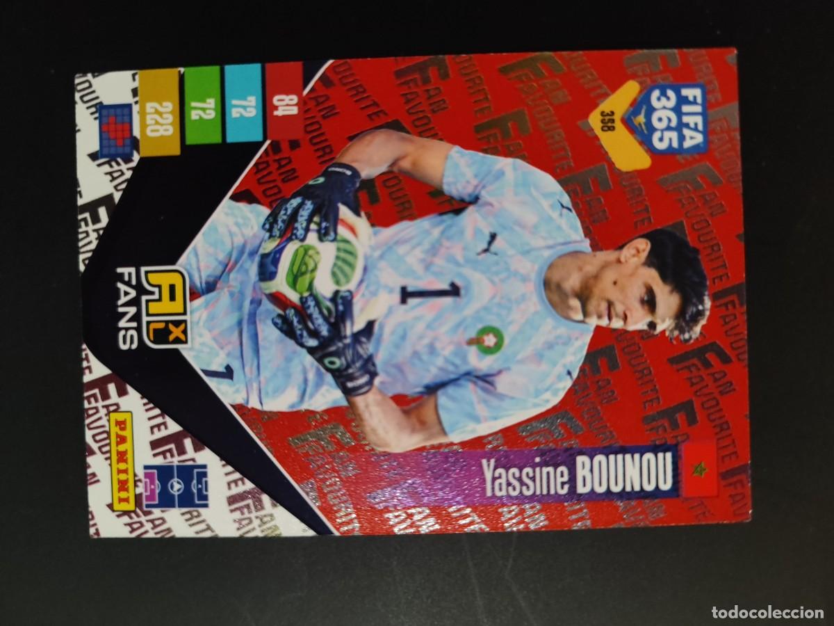 Cromos de f&uacute;tbol: ADRENALYN XL FIFA 365 2027 CARD FANS ROJA BOUNOU MARRUECOS # 358 PANINI